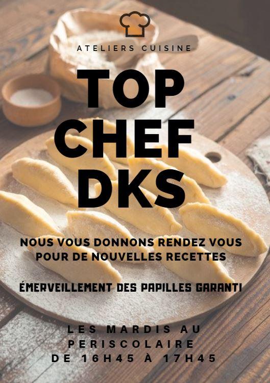 Affiche atelier cuisine dks