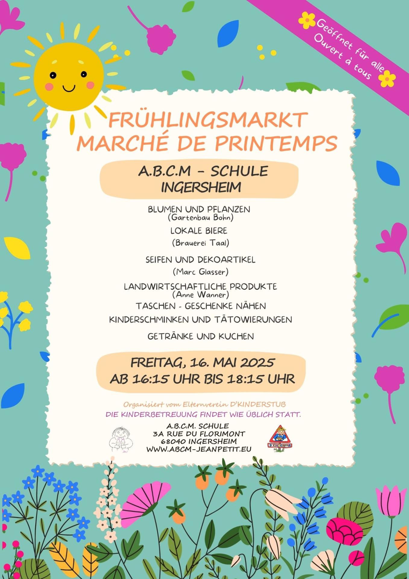 Marche printemps 2025 de