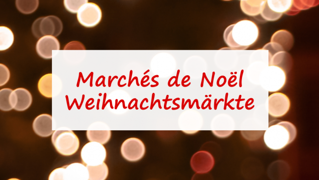 Nos marchés de Noël