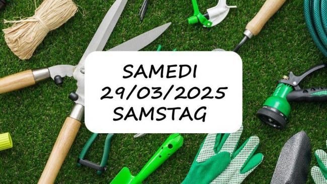 Matinée travaux｜Samedi 29 mars 2025