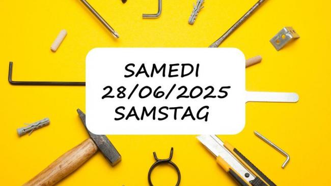Matinée travaux｜Samedi 28 juin  2025